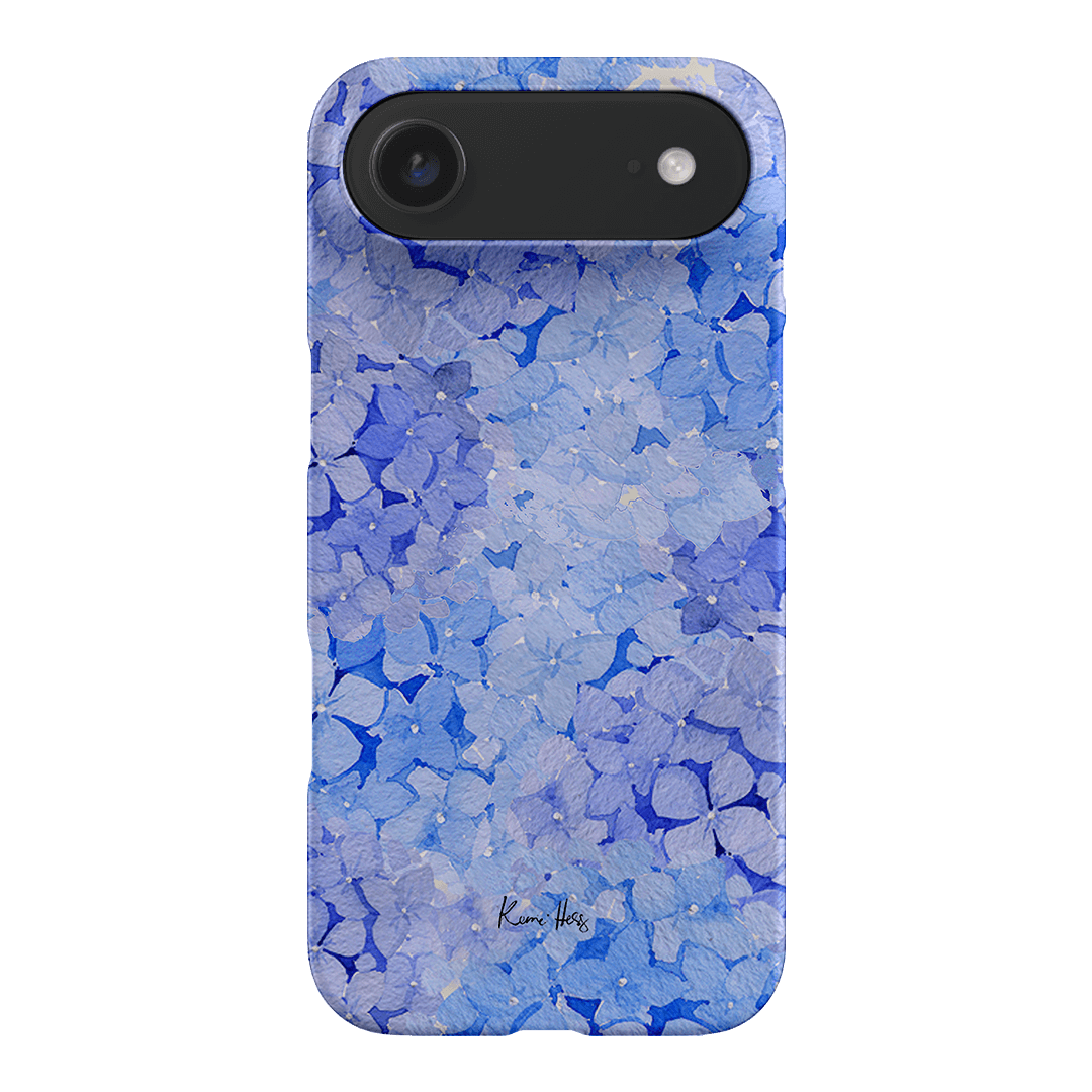Hydrangea Blue Printed Phone Cases iPhone 17 Air / Snap by Kerrie Hess - The Dairy