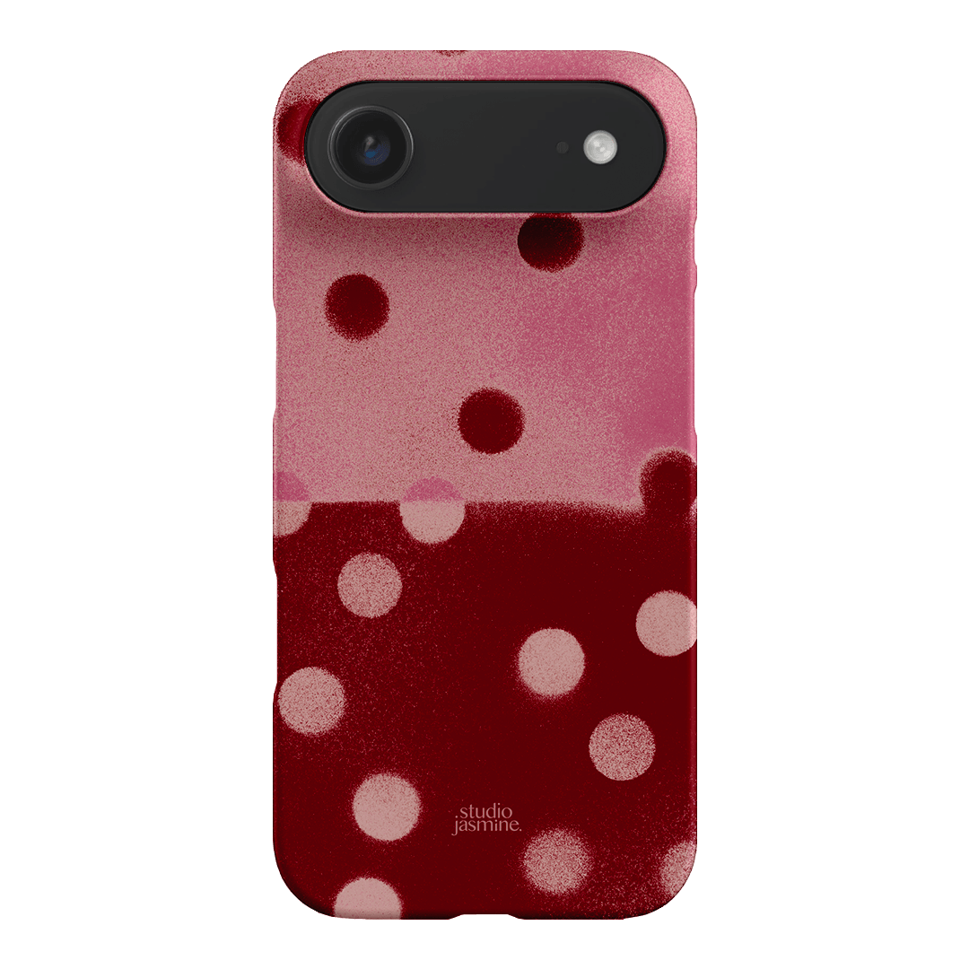 Cherry Polka Dot Printed Phone Cases iPhone 17 Air / Snap by Jasmine Dowling - The Dairy