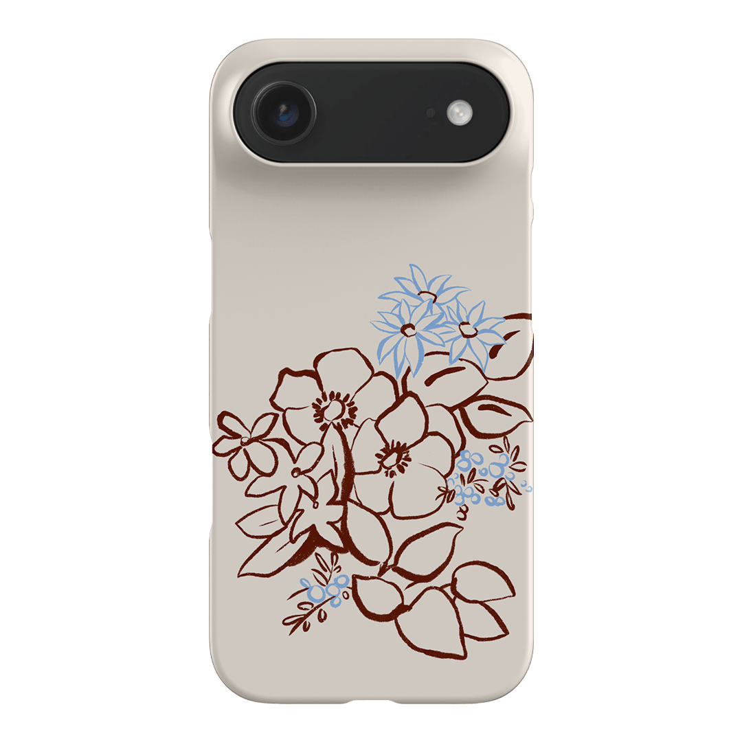 Cream Posy Printed Phone Cases iPhone 17 Air / Snap by Typoflora - The Dairy