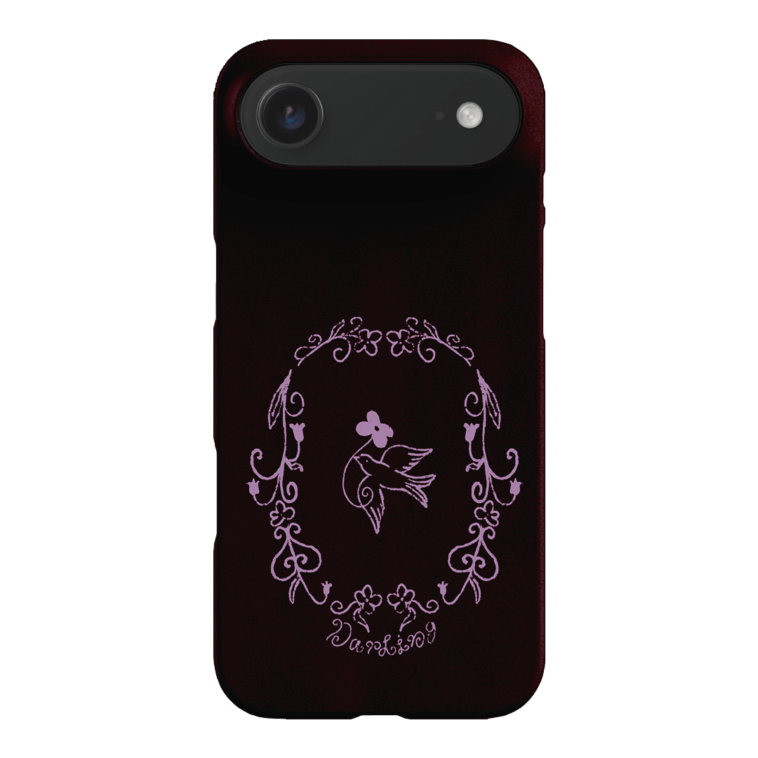 Darling Burgundy Printed Phone Cases by The Dairy - The Dairy