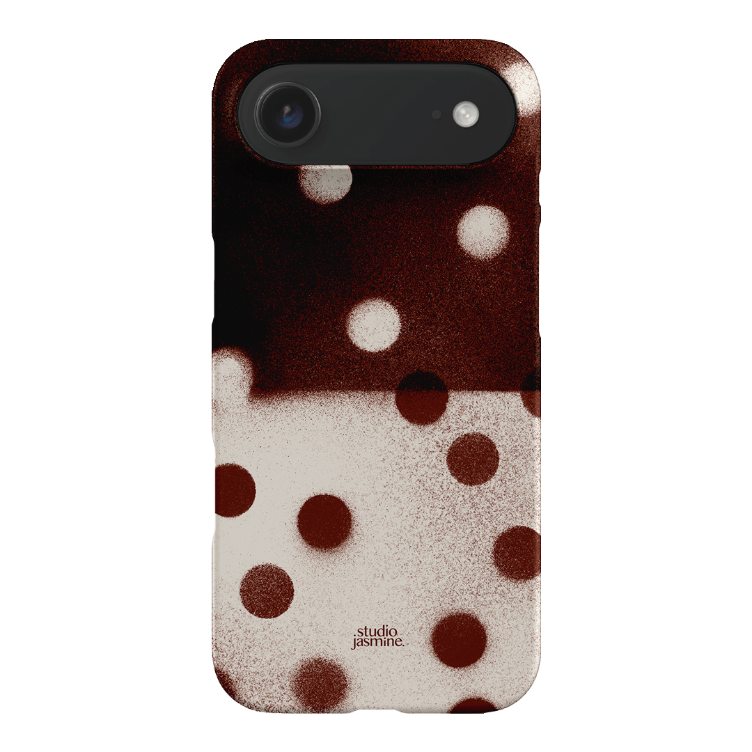 Espresso Polka Dot Printed Phone Cases iPhone 17 Air / Snap by Jasmine Dowling - The Dairy