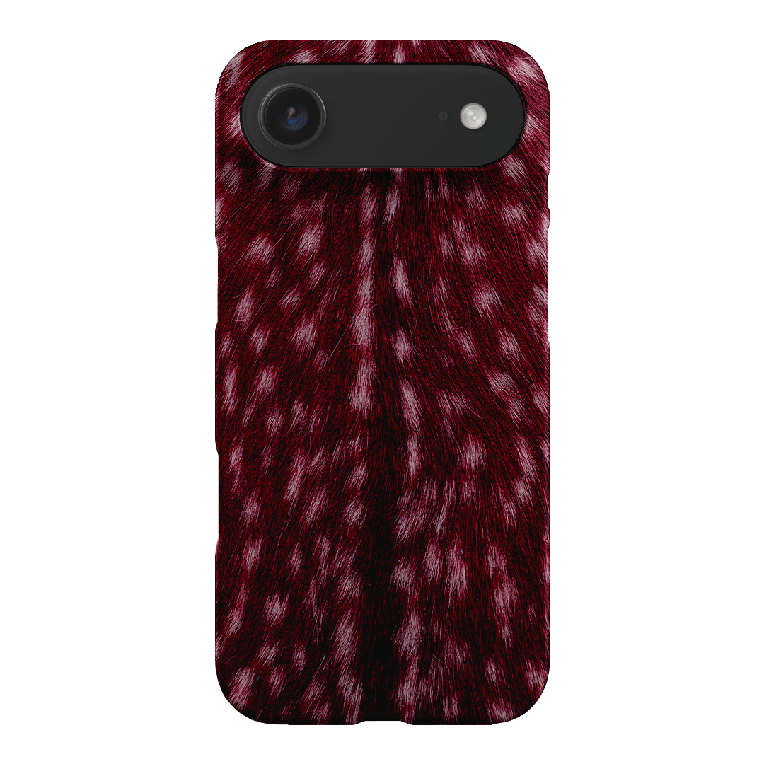 Fawn Burgundy Printed Phone Cases iPhone 17 Air / Snap by The Dairy - The Dairy