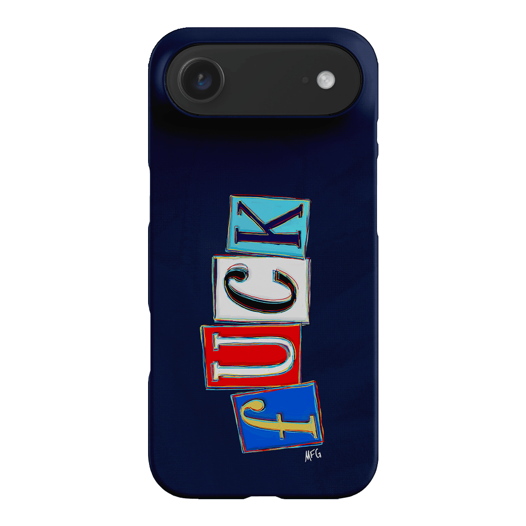 Lil Fcks Blue Printed Phone Cases iPhone 17 Air / Snap by Margarbs Art - The Dairy