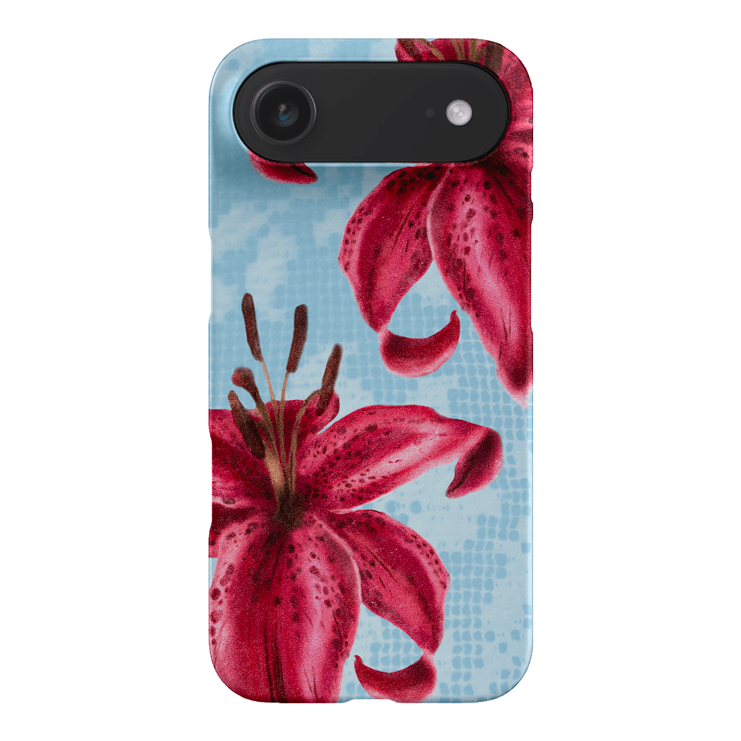 Lillies Printed Phone Cases iPhone 17 Air / Snap by Sally Hungerford - The Dairy