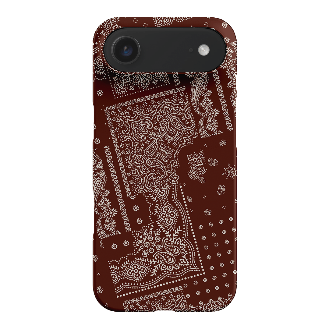 Paisley Cinnamon Printed Phone Cases iPhone 17 Air / Snap by The Dairy - The Dairy