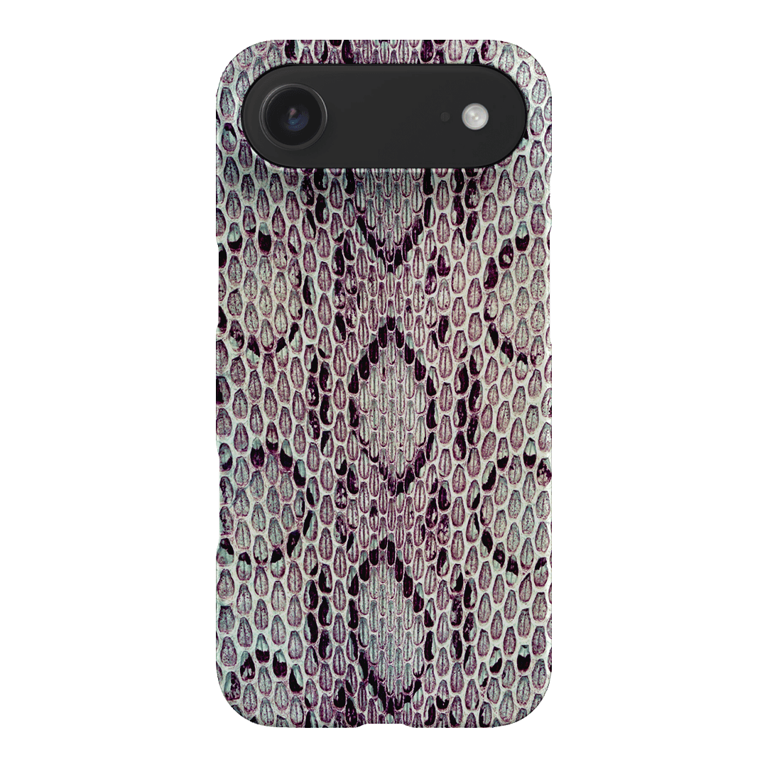 Plum Python Printed Phone Cases iPhone 17 Air / Snap by The Dairy - The Dairy