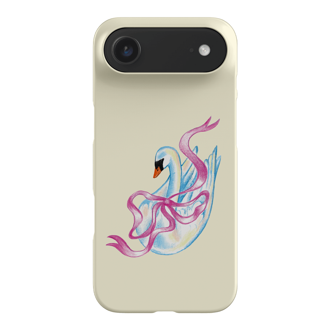 Satin Swan Printed Phone Cases iPhone 17 Air / Snap by Femke Studio - The Dairy