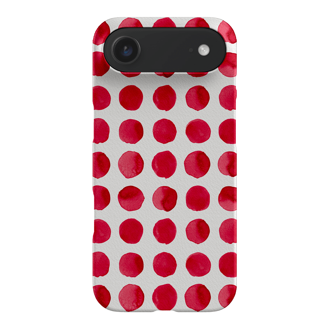 Spots in Red Printed Phone Cases by The Dairy - The Dairy