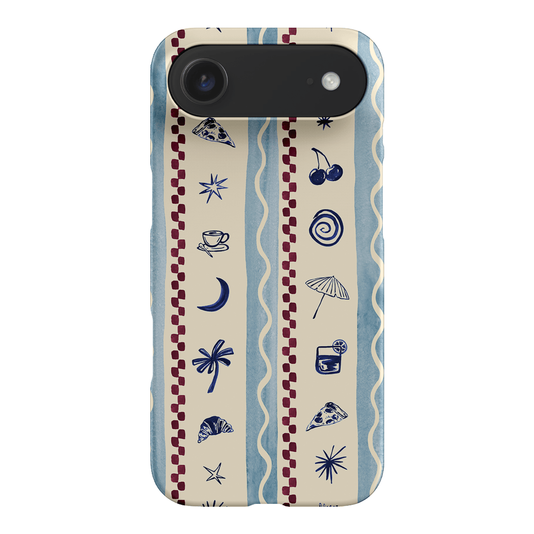 Summer Snacks Blue Printed Phone Cases iPhone 17 Air / Snap by Charlie Taylor - The Dairy