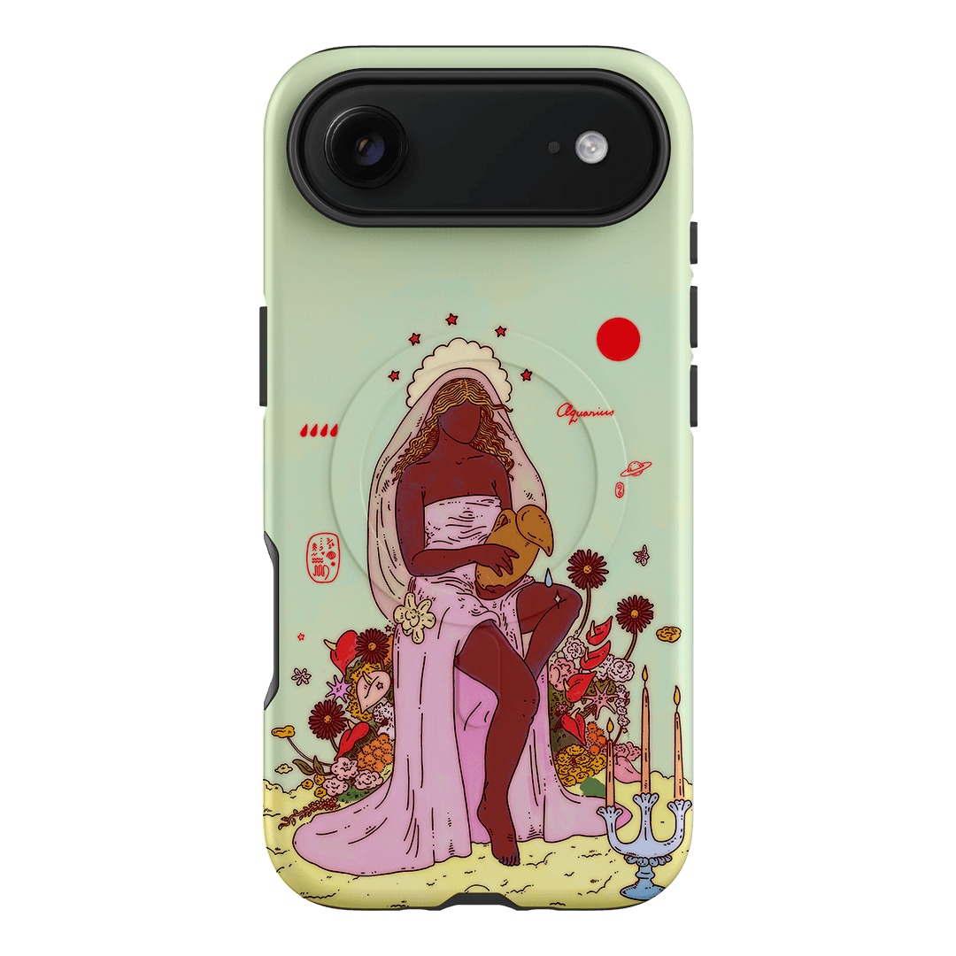 Aquarius Season Printed Phone Cases iPhone 17 Air / Armoured MagSafe by Easty Beasty - The Dairy