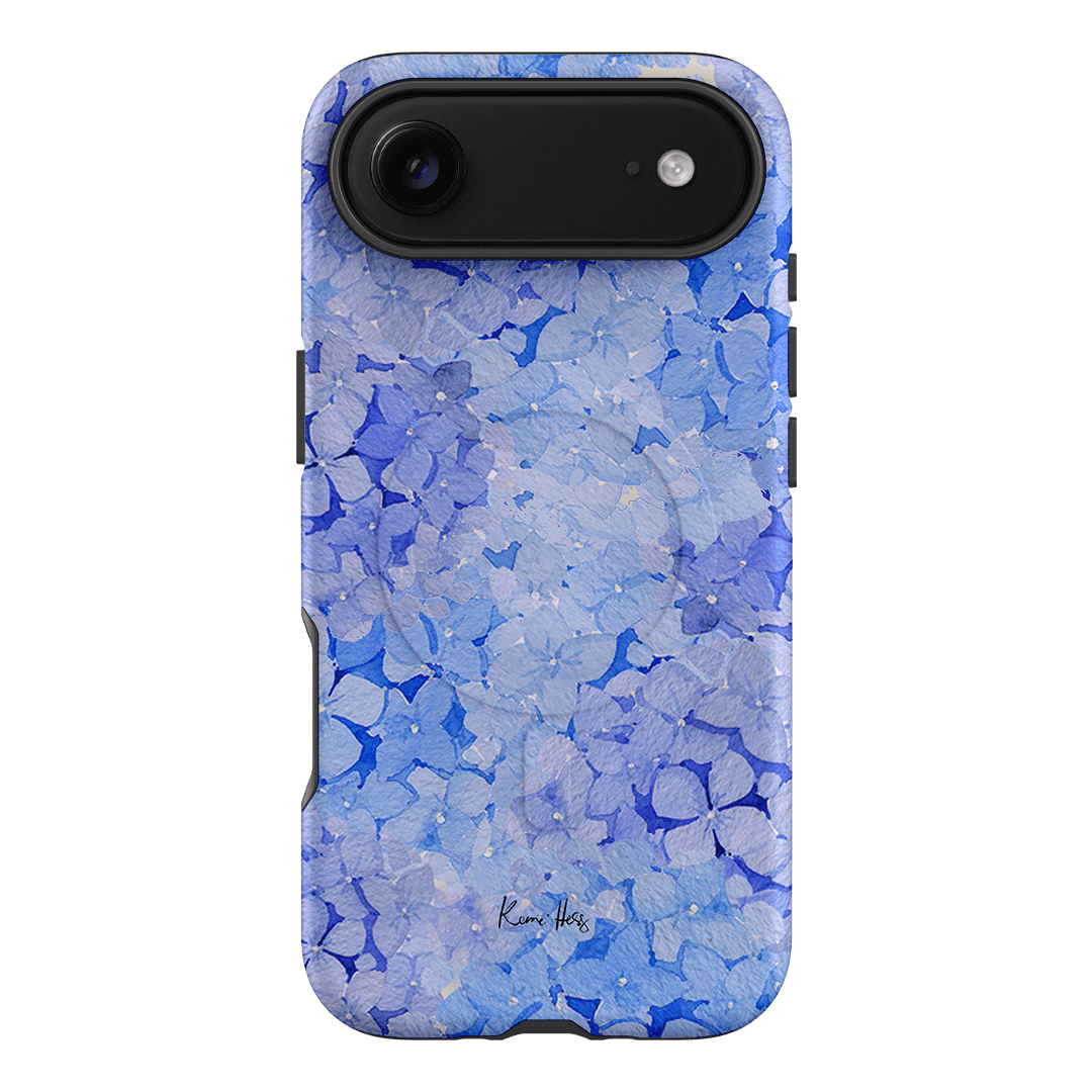 Hydrangea Blue Printed Phone Cases iPhone 17 Air / Armoured MagSafe by Kerrie Hess - The Dairy