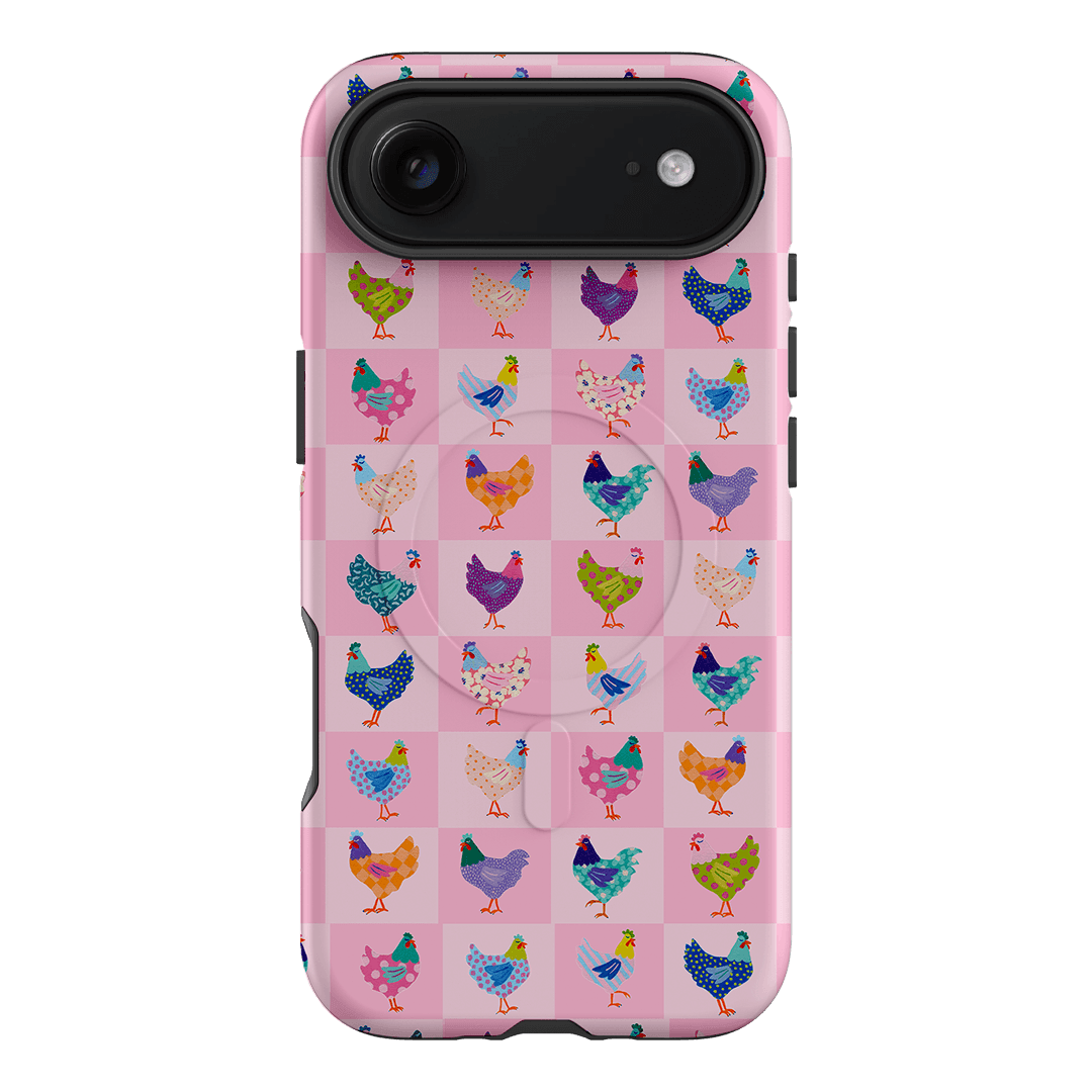 Checkered Chickens Printed Phone Cases iPhone 17 Air / Armoured MagSafe by Kayla Henley - The Dairy