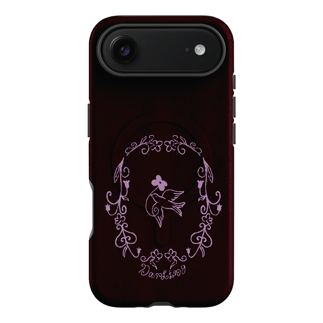 Darling Burgundy Printed Phone Cases by The Dairy - The Dairy