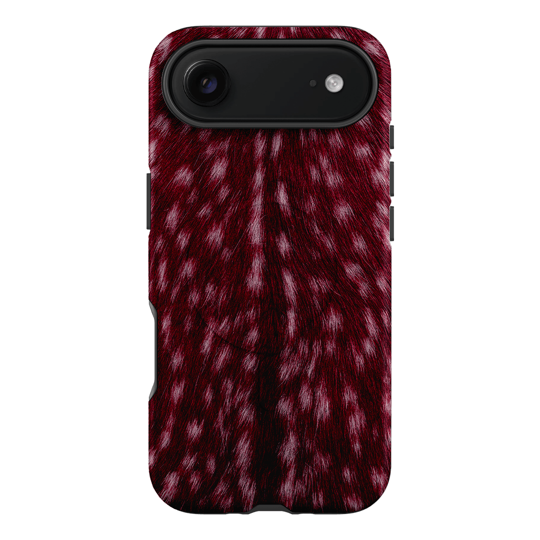 Fawn Burgundy Printed Phone Cases iPhone 17 Air / Armoured MagSafe by The Dairy - The Dairy