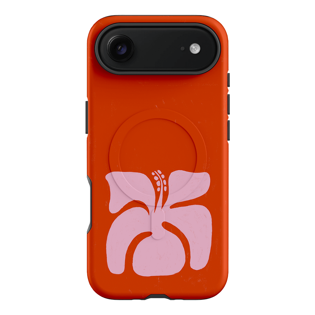 Hibiscus Crush Printed Phone Cases iPhone 17 Air / Armoured MagSafe by Marie Faurrite - The Dairy
