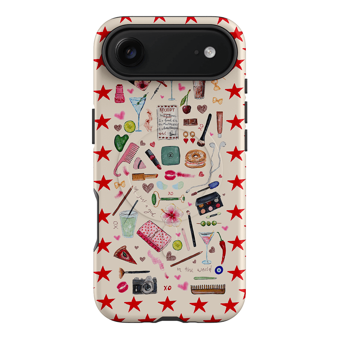 Just A Girl Printed Phone Cases iPhone 17 Air / Armoured MagSafe by BG. Studio - The Dairy