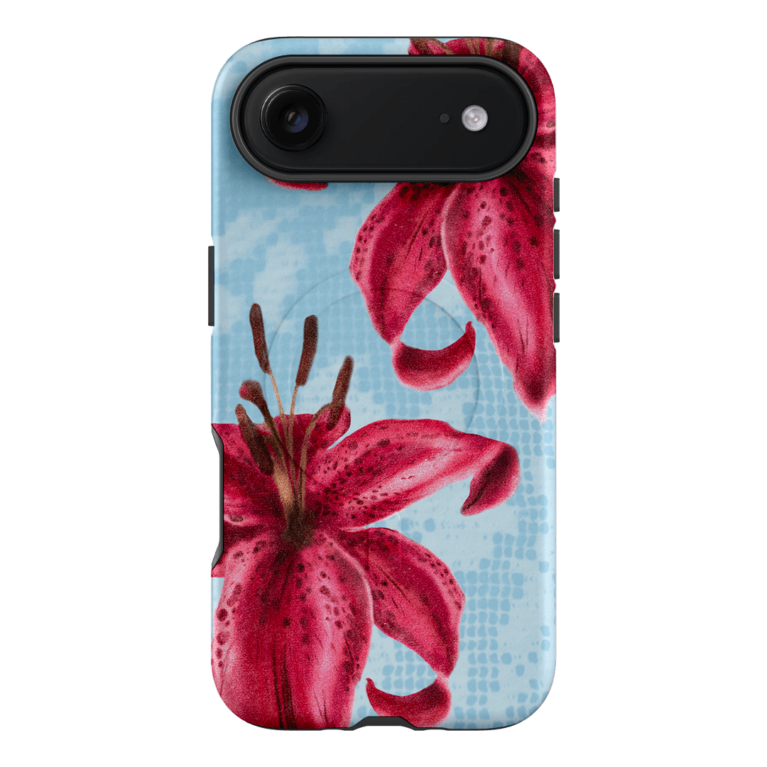 Lillies Printed Phone Cases iPhone 17 Air / Armoured MagSafe by Sally Hungerford - The Dairy