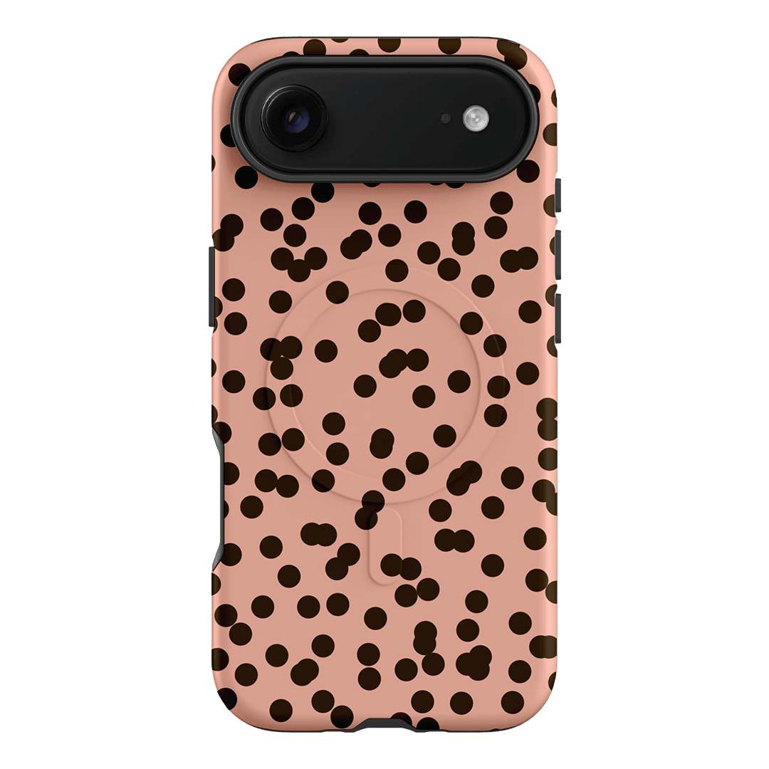 Mini Confetti Pink Chocolate Printed Phone Cases iPhone 17 Air / Armoured MagSafe by Veronica Tucker - The Dairy