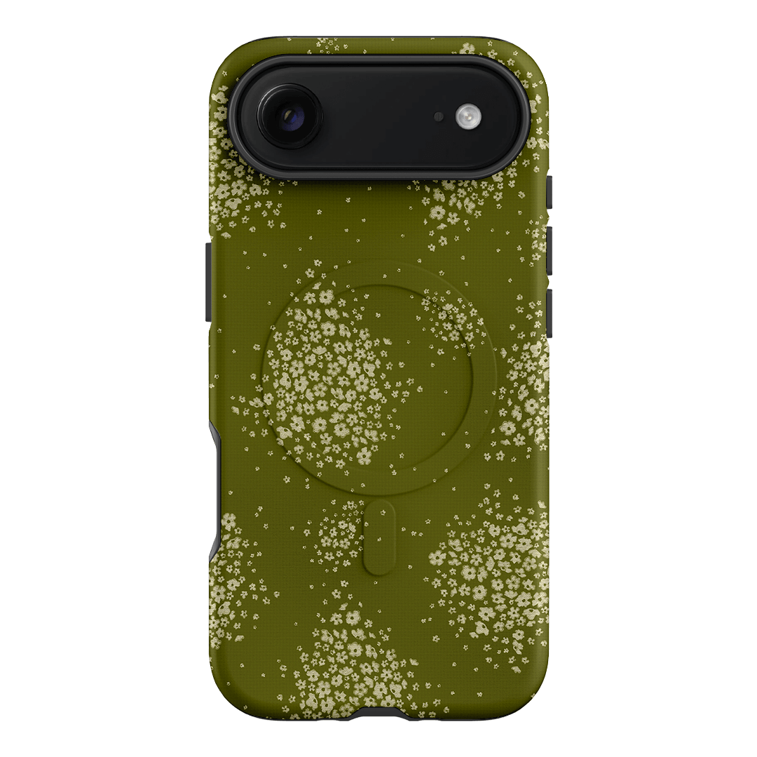 Olive Bloom Printed Phone Cases iPhone 17 Air / Armoured MagSafe by Veronica Tucker - The Dairy