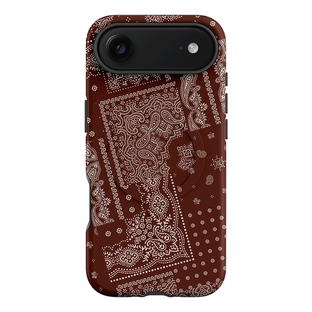 Paisley Cinnamon Printed Phone Cases iPhone 17 Air / Armoured MagSafe by The Dairy - The Dairy