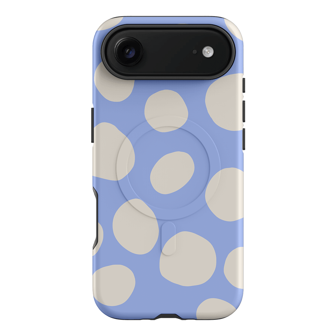 Pebbles Periwinkle Salt Printed Phone Cases iPhone 17 Air / Armoured MagSafe by Veronica Tucker - The Dairy
