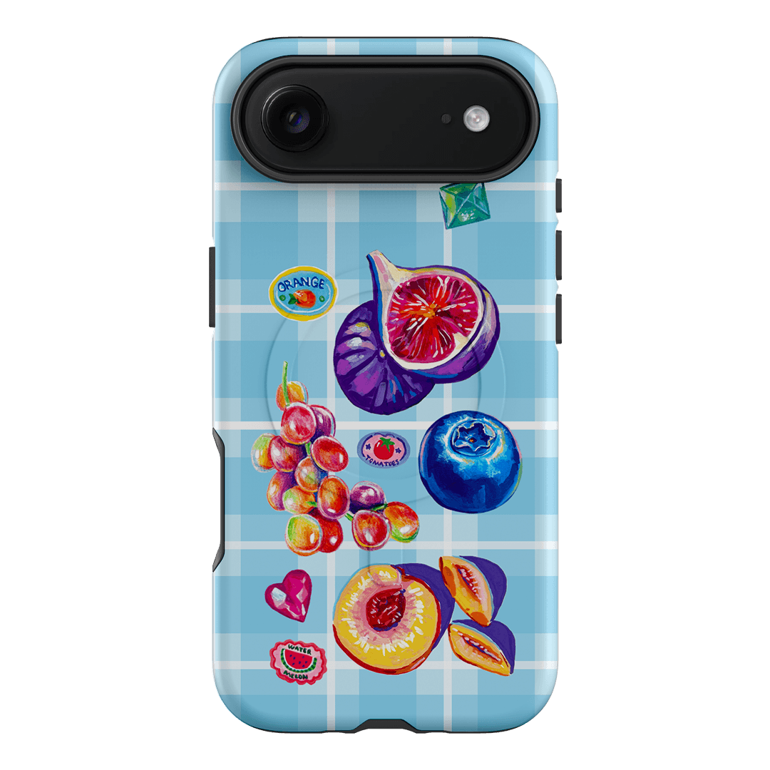 Plaid Picnic Printed Phone Cases iPhone 17 Air / Armoured MagSafe by Femke Studio - The Dairy