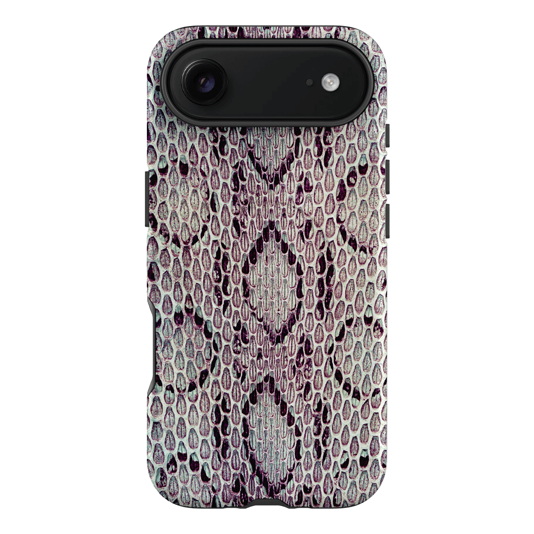 Plum Python Printed Phone Cases iPhone 17 Air / Armoured MagSafe by The Dairy - The Dairy