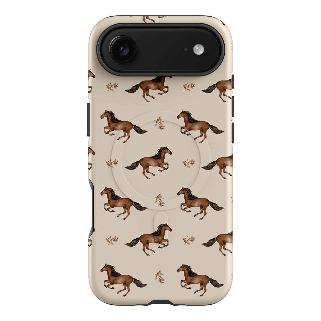 Running Horse Printed Phone Cases iPhone 17 Air / Armoured MagSafe by Kasiags Art - The Dairy