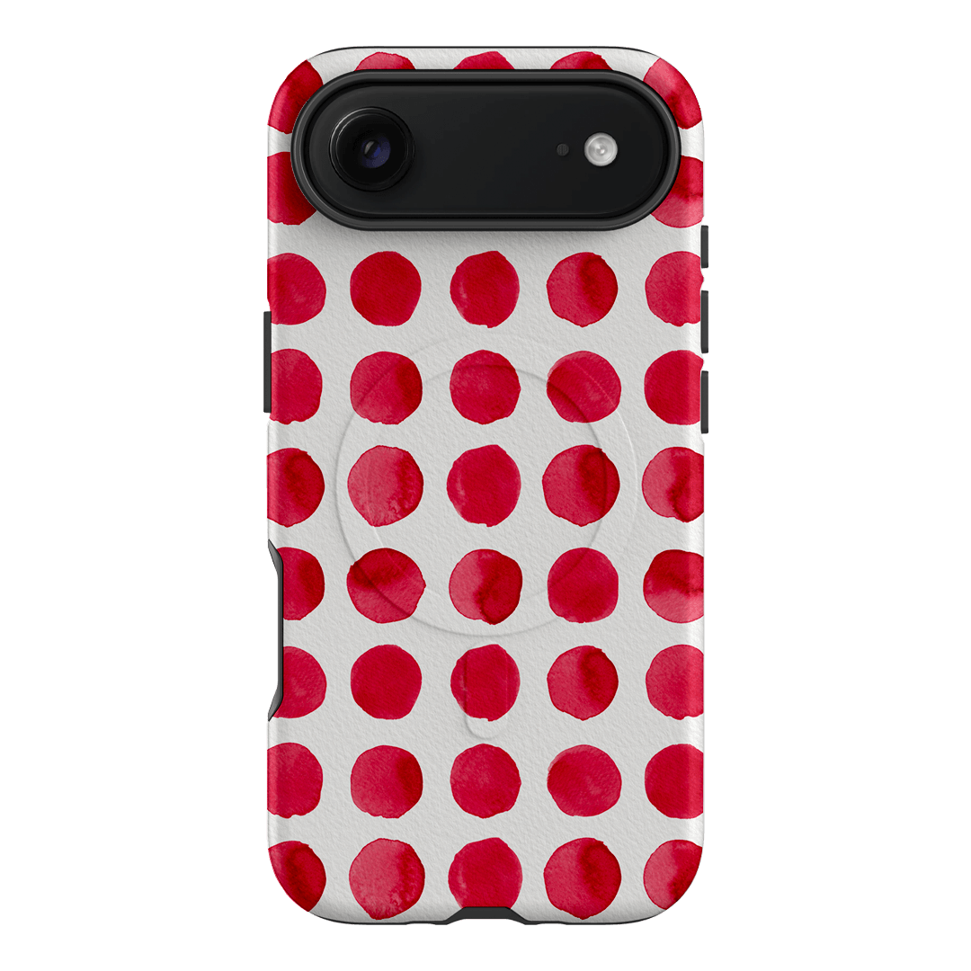 Spots in Red Printed Phone Cases by The Dairy - The Dairy