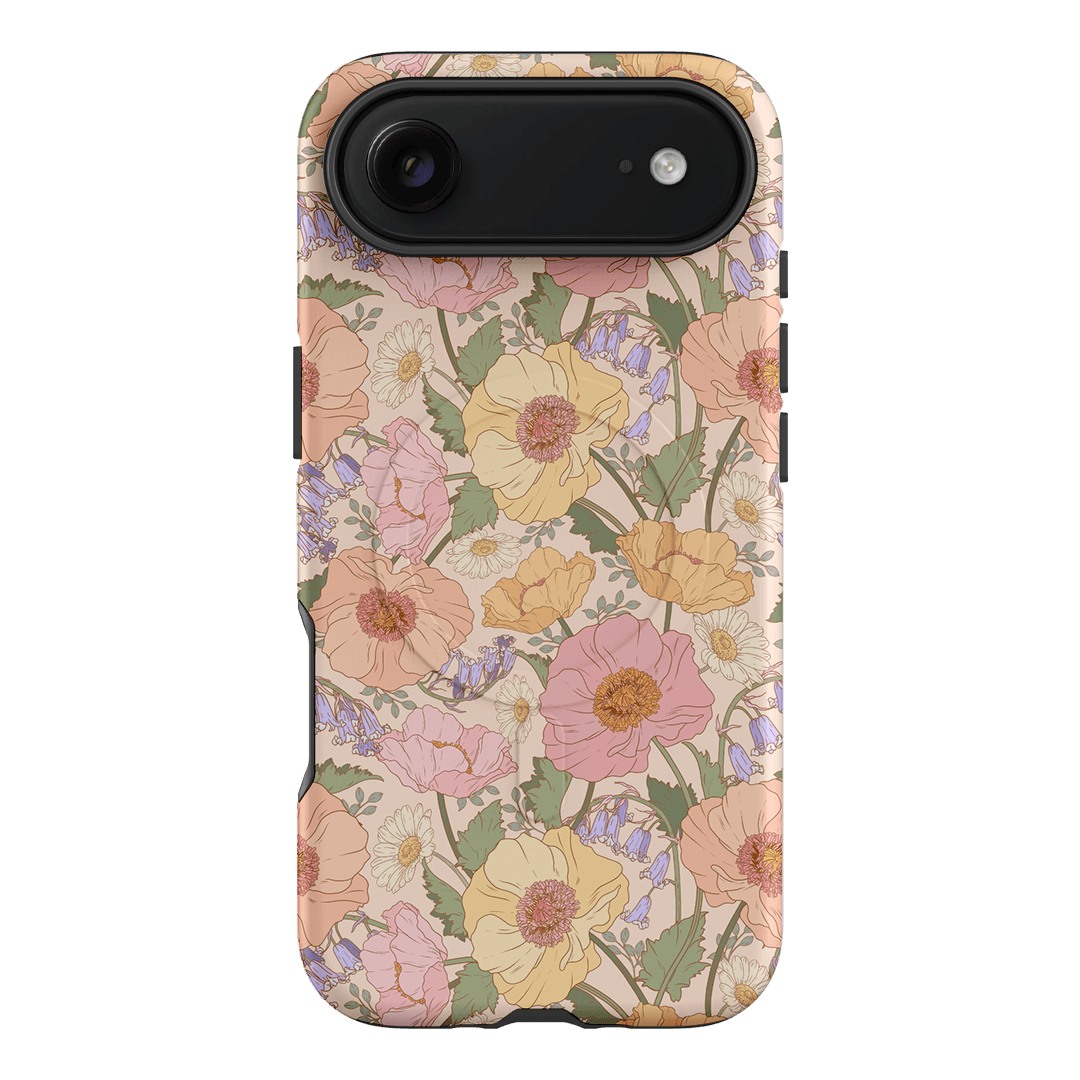 Spring Poppy Printed Phone Cases iPhone 17 Air / Armoured MagSafe by Kasiags Art - The Dairy