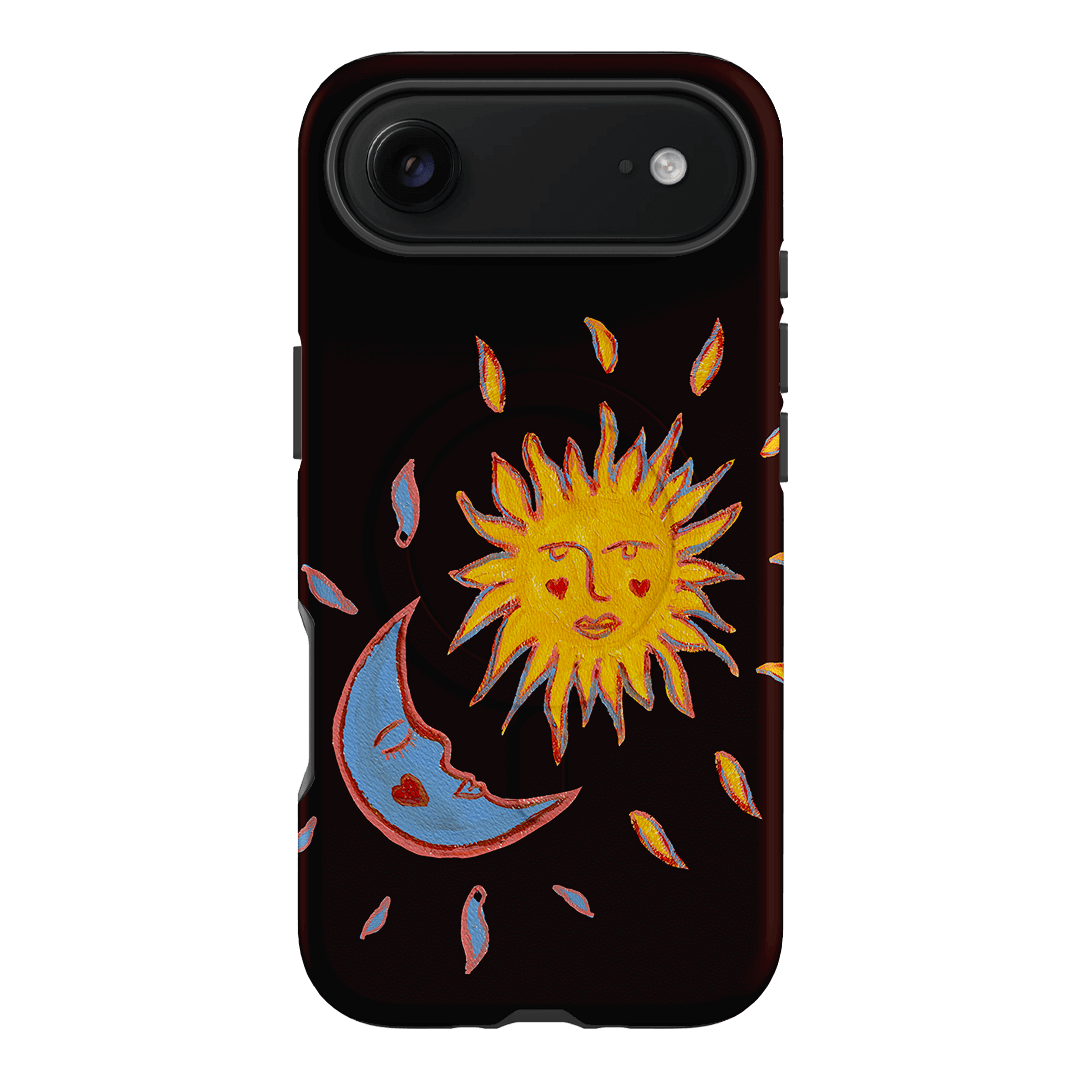 Sun & Moon Plum Printed Phone Cases iPhone 17 Air / Armoured MagSafe by BG. Studio - The Dairy