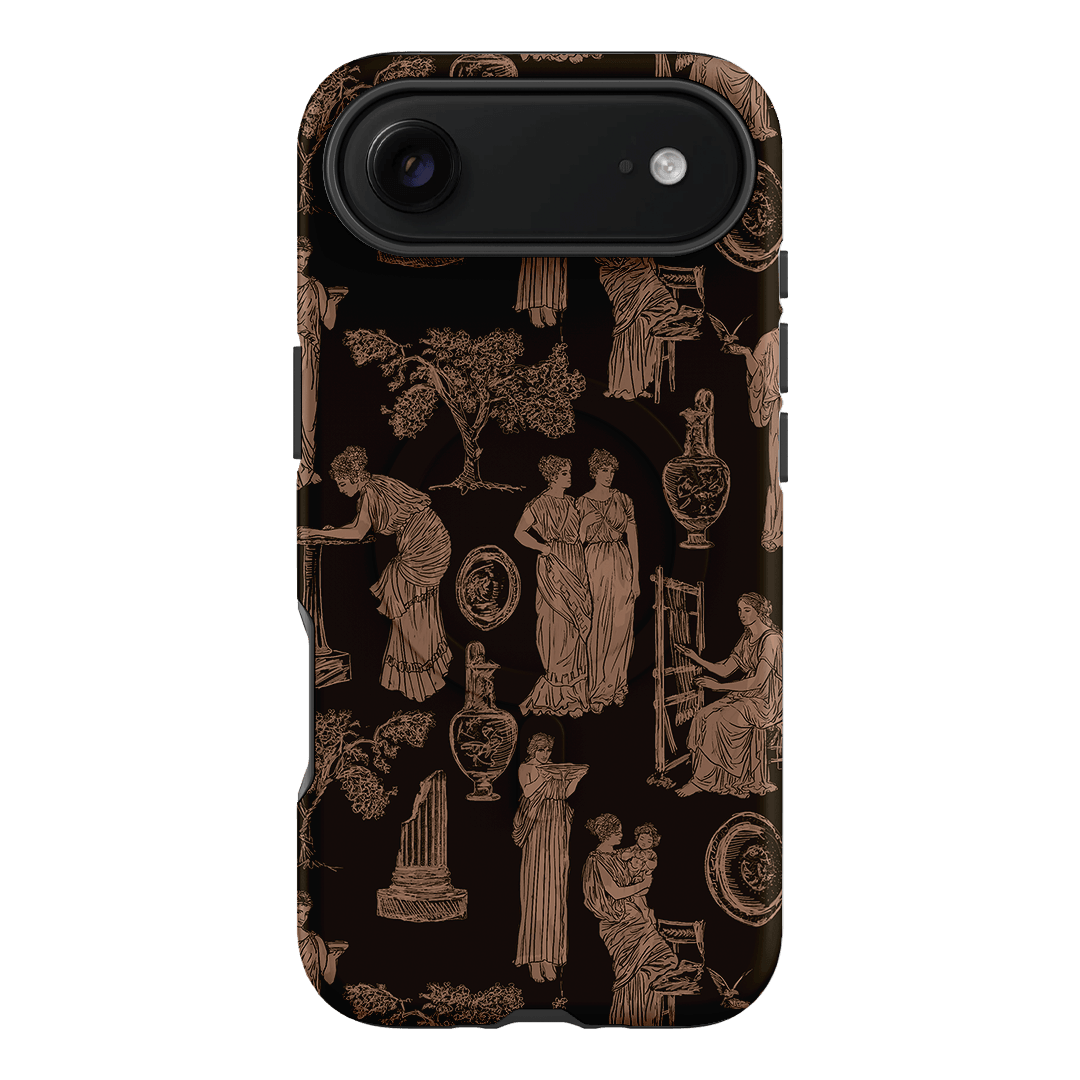 Symposium Burnt Umber Printed Phone Cases iPhone 17 Air / Armoured MagSafe by Veronica Tucker - The Dairy