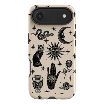 Astro Flash Beige Printed Phone Cases iPhone 17 Air / Armoured by Veronica Tucker - The Dairy