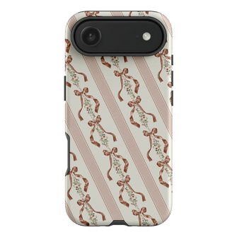 Bow Stripe Printed Phone Cases iPhone 17 Air / Armoured by Veronica Tucker - The Dairy