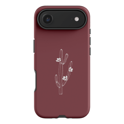 Cactus Flower Printed Phone Cases iPhone 17 Air / Armoured by Typoflora - The Dairy