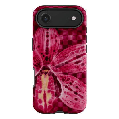 Check Orchid Printed Phone Cases iPhone 17 Air / Armoured by Sally Hungerford - The Dairy