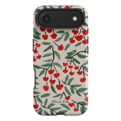 Cherry Love Printed Phone Cases iPhone 17 Air / Armoured by Phthalo Ruth - The Dairy