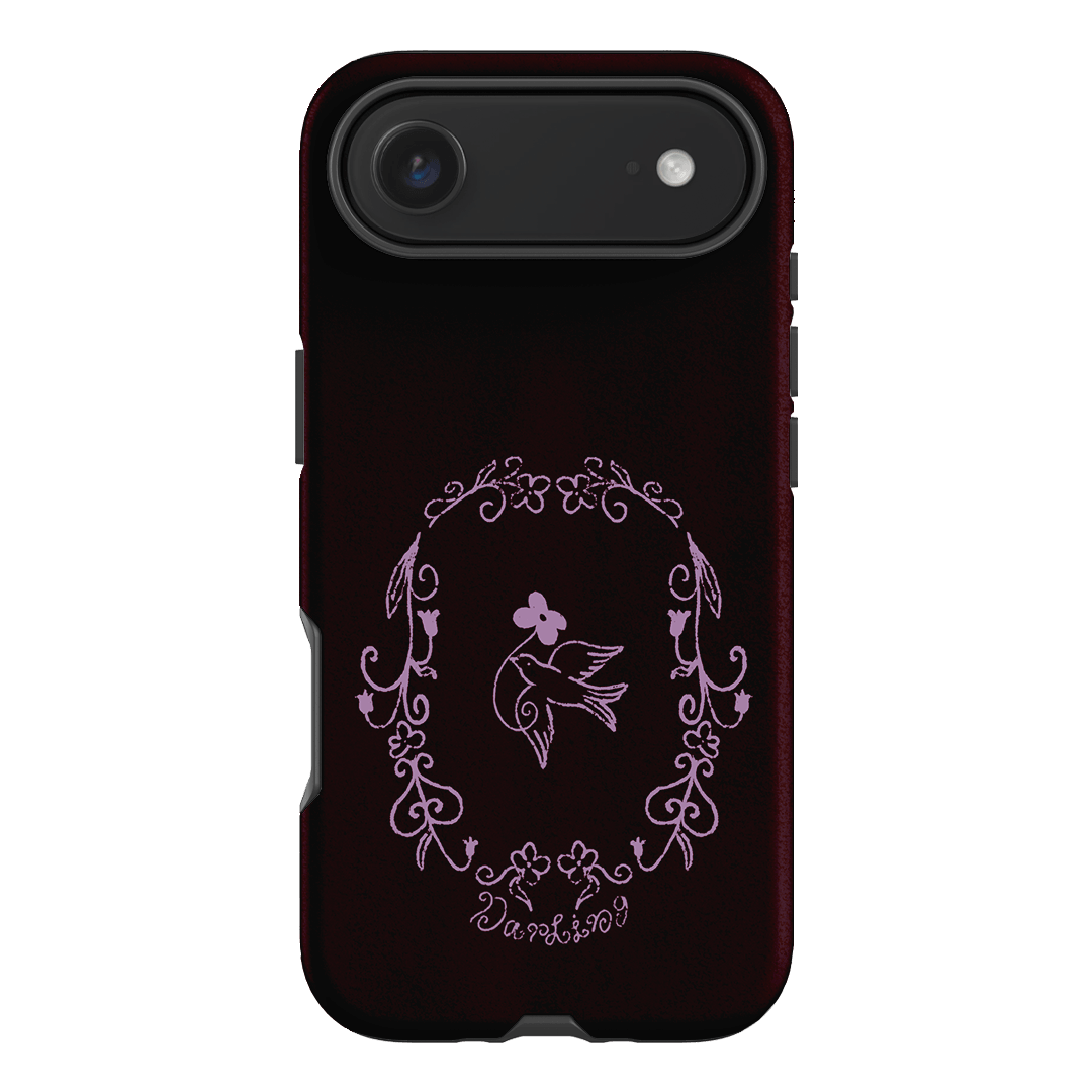 Darling Burgundy Printed Phone Cases by The Dairy - The Dairy
