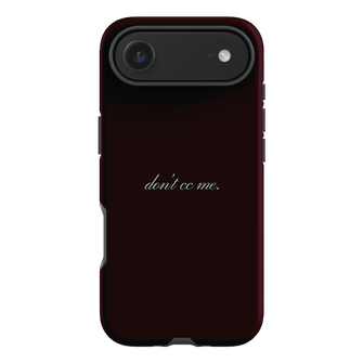 Don't CC Me Fancy Printed Phone Cases iPhone 17 Air / Armoured by The Dairy - The Dairy
