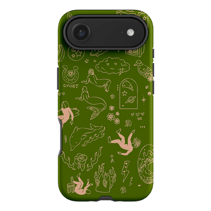 Easty Flash Green Printed Phone Cases iPhone 17 Air / Armoured by Easty Beasty - The Dairy