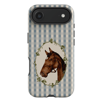 Gingham Horse Printed Phone Cases iPhone 17 Air / Armoured by Kasiags Art - The Dairy