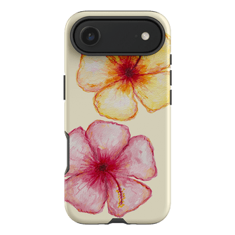 Hibiscus Flower Yellow Printed Phone Cases iPhone 17 Air / Armoured by BG. Studio - The Dairy