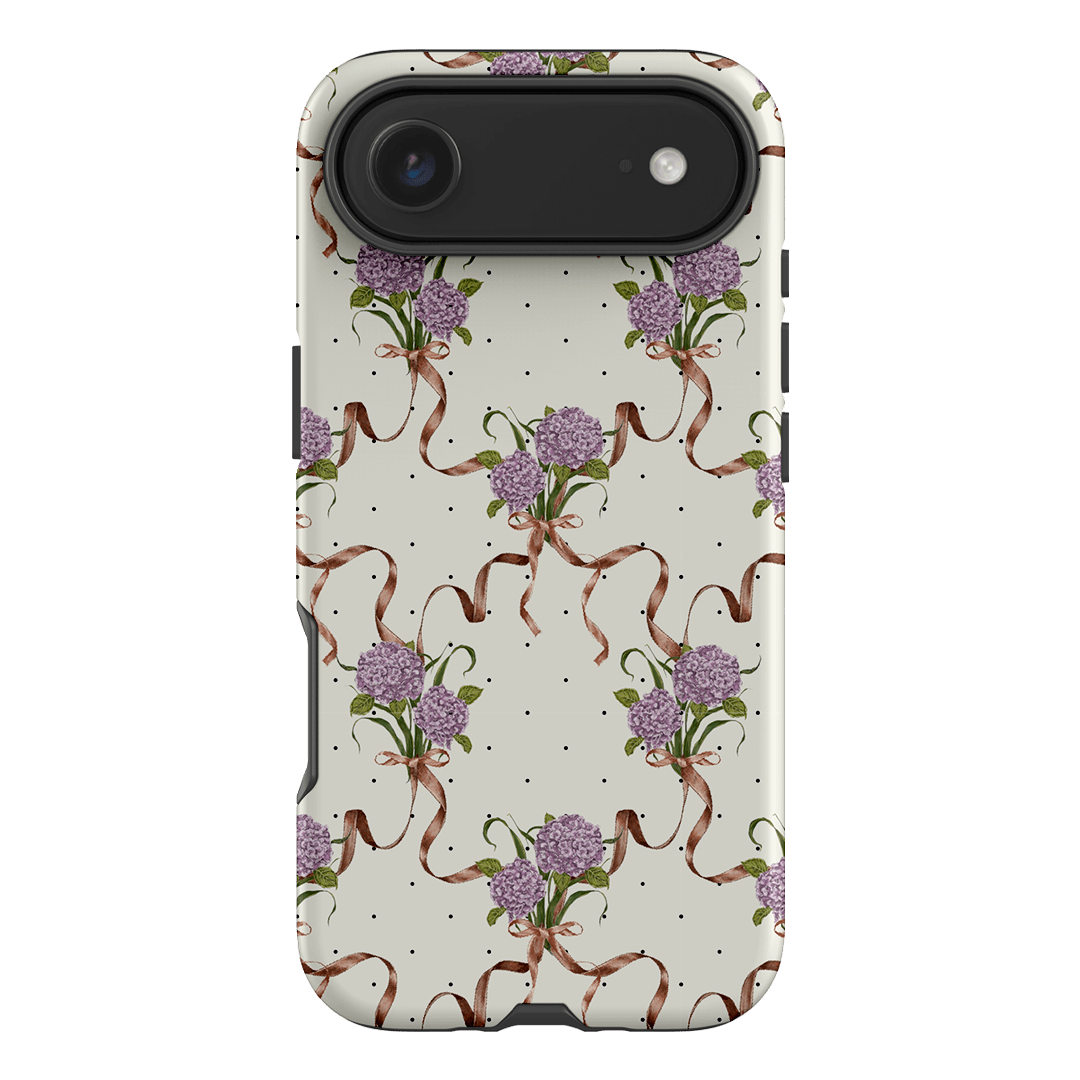 Hydrangea Ribbon Printed Phone Cases iPhone 17 Air / Armoured by Veronica Tucker - The Dairy