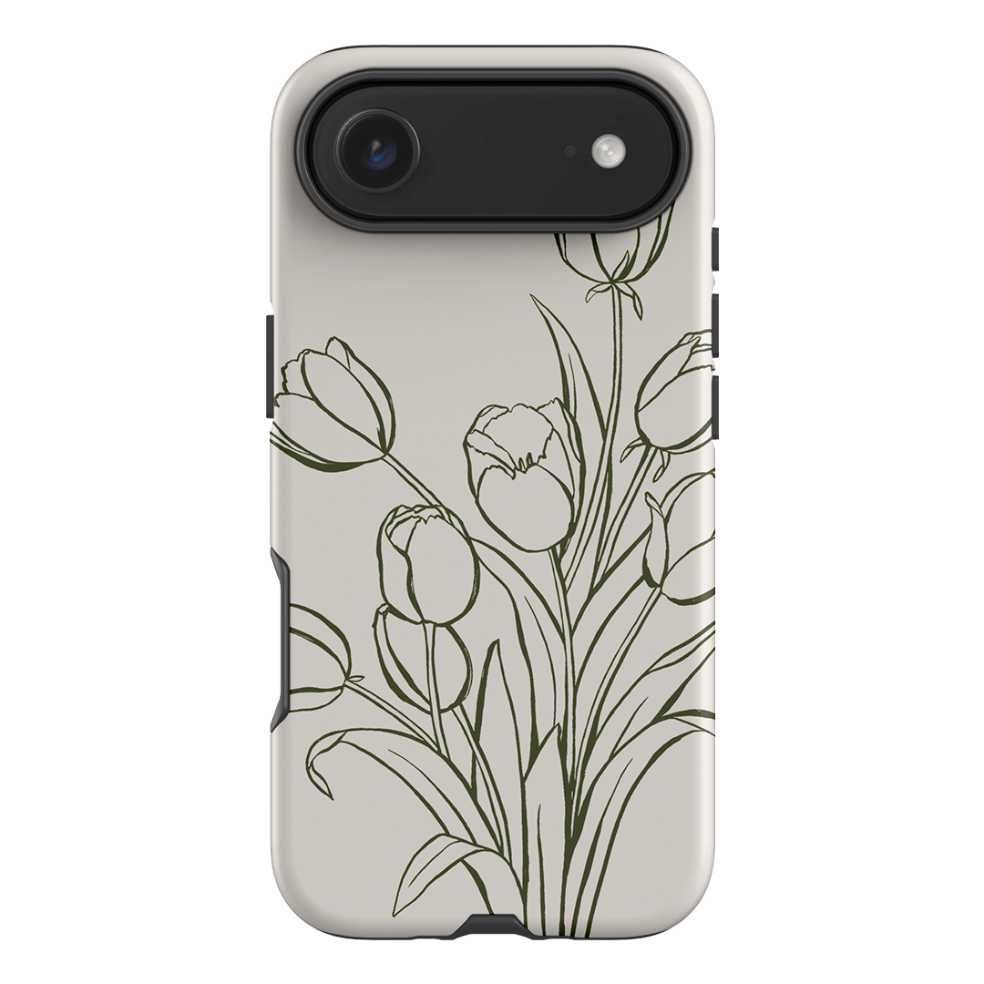 Inked Tulips Printed Phone Cases iPhone 17 Air / Armoured by Typoflora - The Dairy