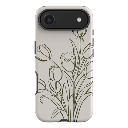 Inked Tulips Printed Phone Cases iPhone 17 Air / Armoured by Typoflora - The Dairy