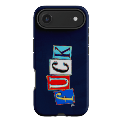 Lil Fcks Blue Printed Phone Cases iPhone 17 Air / Armoured by Margarbs Art - The Dairy