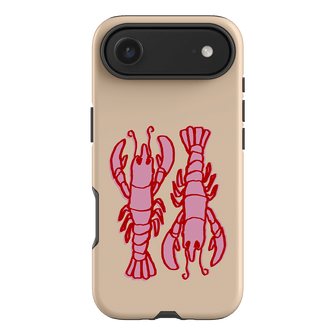 Lobster Love Peach Printed Phone Cases iPhone 17 Air / Armoured by The Dairy - The Dairy