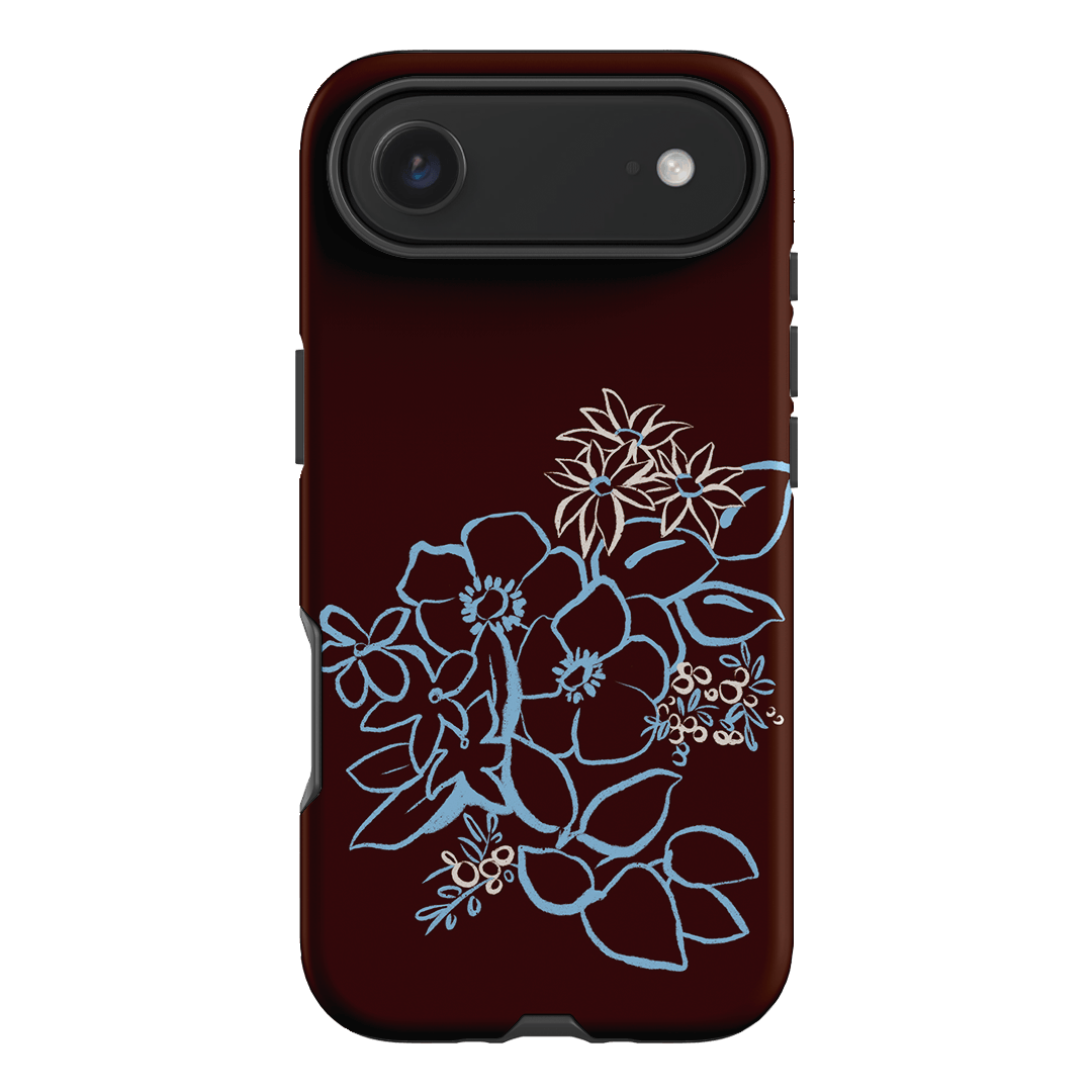 Mocha Posy Printed Phone Cases iPhone 17 Air / Armoured by Typoflora - The Dairy