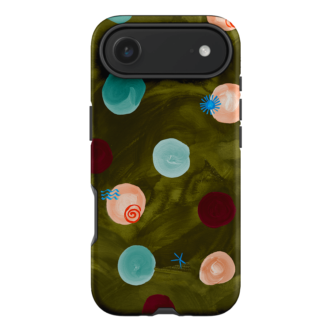 Olive Spot Printed Phone Cases iPhone 17 Air / Armoured by Charlie Taylor - The Dairy