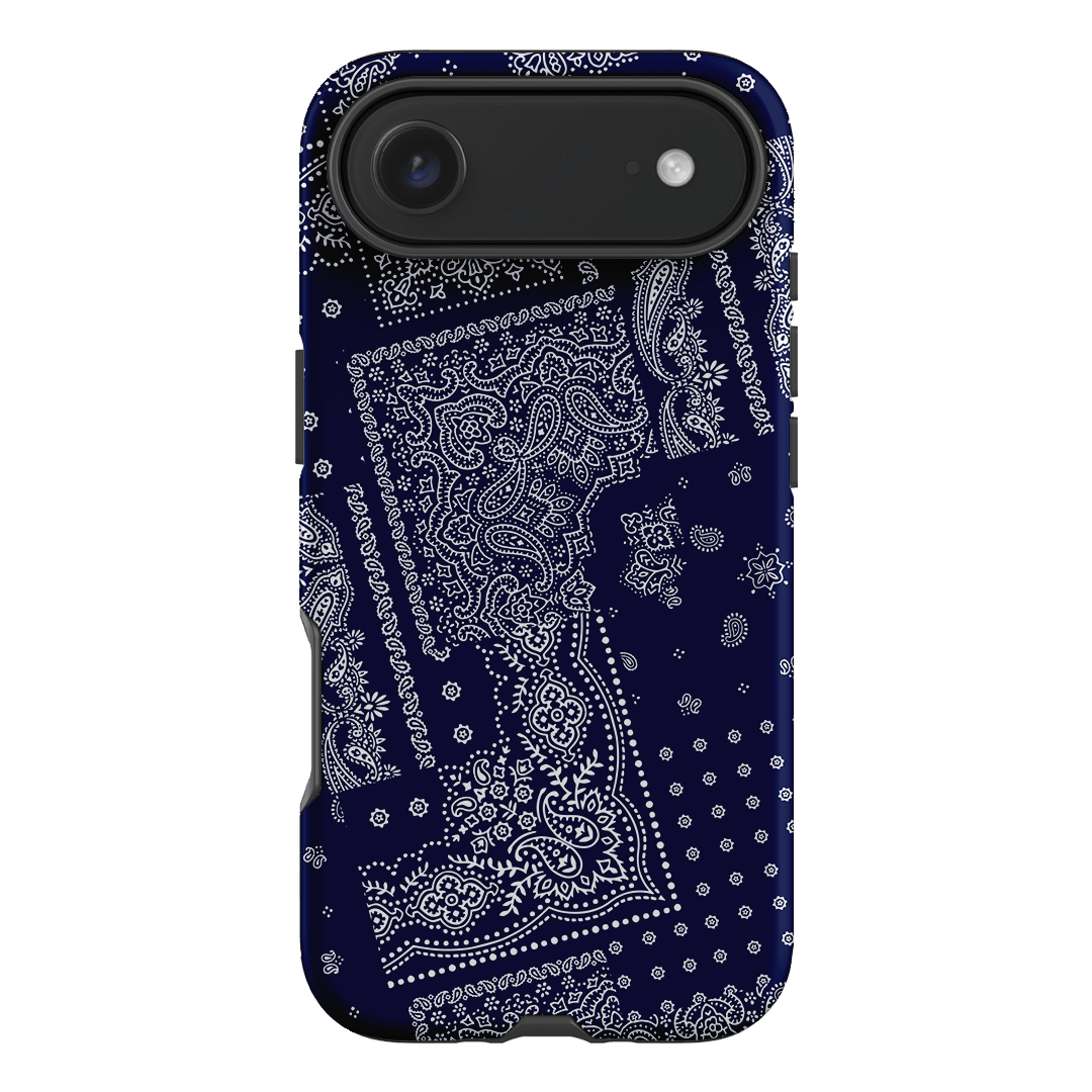 Paisley Indigo Printed Phone Cases iPhone 17 Air / Armoured by The Dairy - The Dairy